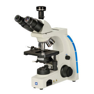 Microscopio metalúrgico vertical de Trinocular del laboratorio LM-302 con la diapositiva del analizador