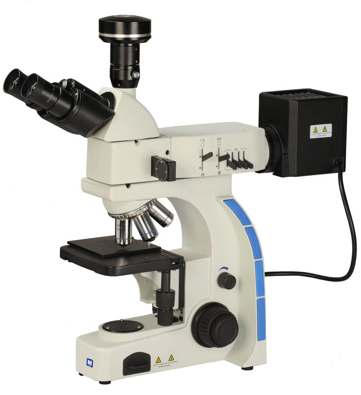 Microscopio vertical LM-302 de Trinocular Metallurgica