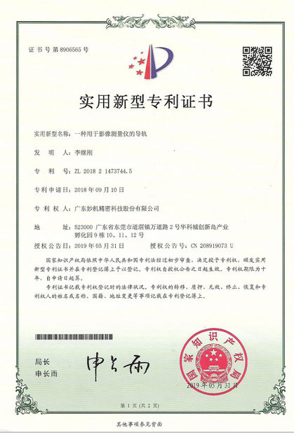 China Leader Precision Instrument Co., Ltd certificaciones